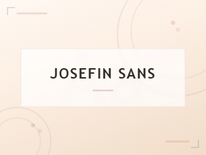 Lightweight Modern Sans-Serif Google Fonts Similar to Josefin Sans